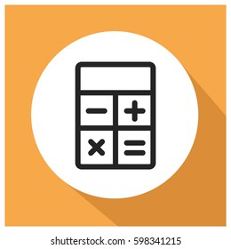 Calculator vector icon