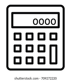 Calculator Vector Icon