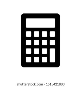 Calculator vector icon, Business concept. Mathematics