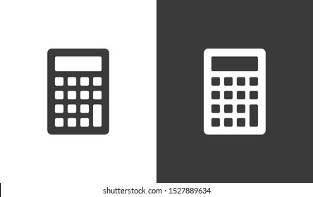 Calculator vector icon, Business concept. Mathematics