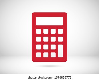 Calculator vector icon, Business concept. Mathematics