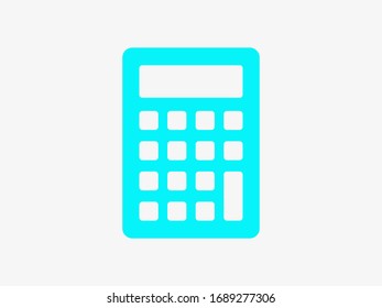Calculator vector icon, Business concept. Mathematics