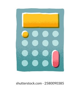 Calculator vector icon, Business concept. Mathematics