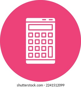 Calculator vector icon. Can be used for printing, mobile and web applications.