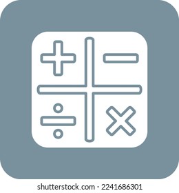 Calculator vector icon. Can be used for printing, mobile and web applications.