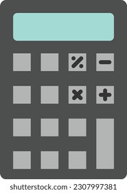 Calculator vector icon. Can be used for printing, mobile and web applications.