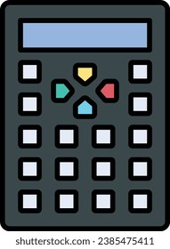 Calculator vector icon. Can be used for printing, mobile and web applications.