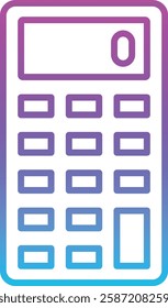 Calculator vector icon. Can be used for printing, mobile and web applications.