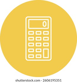 Calculator vector icon. Can be used for printing, mobile and web applications.