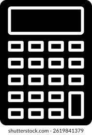 Calculator vector icon. Can be used for printing, mobile and web applications.