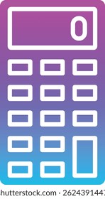 Calculator vector icon. Can be used for printing, mobile and web applications.