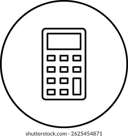 Icono de Vector de la calculadora. Se puede utilizar para aplicaciones de impresión, móviles y de Web.