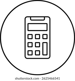 Icono de Vector de la calculadora. Se puede utilizar para aplicaciones de impresión, móviles y de Web.