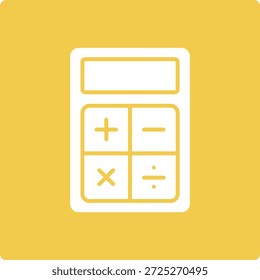 Icono de Vector de la calculadora. Se puede utilizar para aplicaciones de impresión, móviles y de Web.