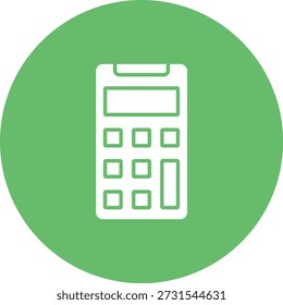 Icono de Vector de la calculadora. Se puede utilizar para aplicaciones de impresión, móviles y de Web.