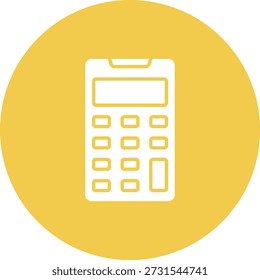 Icono de Vector de la calculadora. Se puede utilizar para aplicaciones de impresión, móviles y de Web.
