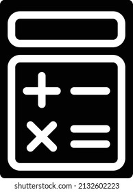 Calculator Vector Icon Design Illustration