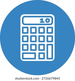 Calculator Vector Icon Design Illustration