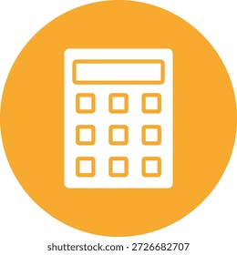 Calculator Vector Icon Design Illustration