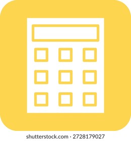 Ilustração de design de ícone de vetor da calculadora