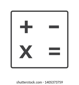 Calculator vector icon eps 10