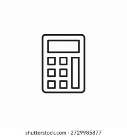 Ícone de Vetor da Calculadora para Finanças e Contabilidade