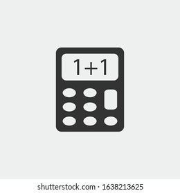 Calculator vector icon illustration icon