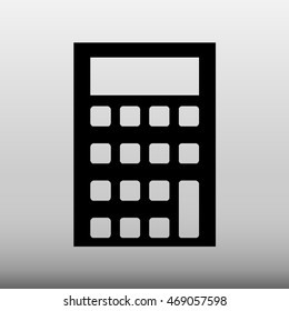 Calculator Vector Icon Illustration