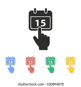 Calculator vector icon. Illustration isolated on white background for graphic and web design.