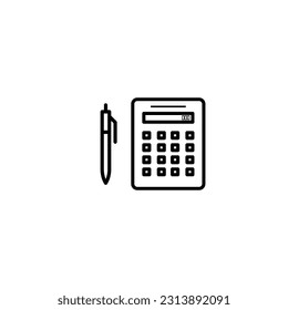 Calculator Vector and Icon Ilustration Syimbol