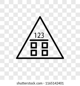 Calculator vector icon isolated on transparent background, Calculator logo concept