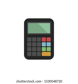 calculator vector icon isolated on a white background