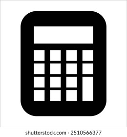 calculator vector icon line template