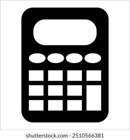calculator vector icon line template