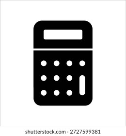 modelo de linha de ícone de vetor da calculadora
