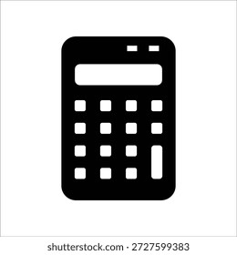 modelo de linha de ícone de vetor da calculadora