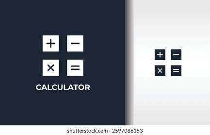 Calculator Vector, Icon Or Logo Sign Isolated Symbol Illustration