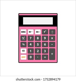 Vektorsymbol-Symbolvorlage für Taschenrechner