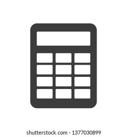 Calculator vector icon in modern flat style isolated. Calculator can support is good for your web design.