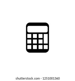 calculator vector icon. calculator sign on white background. calculator icon for web and app