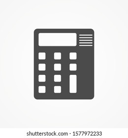 Calculator vector icon sign symbol