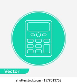 Calculator vector icon sign symbol