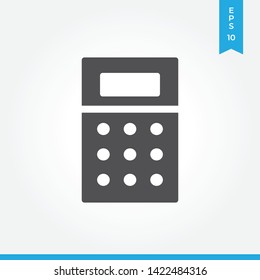 Calculator vector icon, simple sign for web site and mobile app.