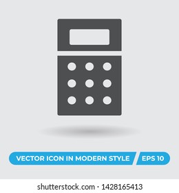 Calculator vector icon, simple sign for web site and mobile app.