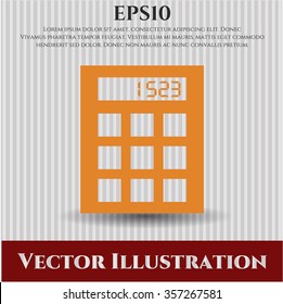 Icono o símbolo del vector de cálculo