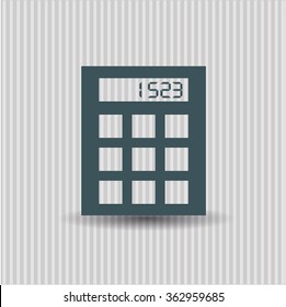 Calculator vector icon or symbol