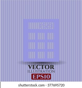 Icono o símbolo del vector de cálculo