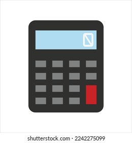 Calculator vector icon symbol design