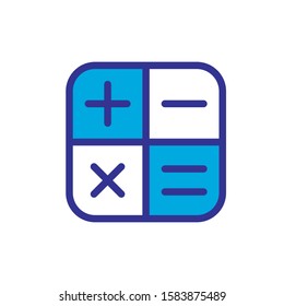 calculator vector icon trendy design
