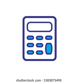 calculator vector icon trendy design